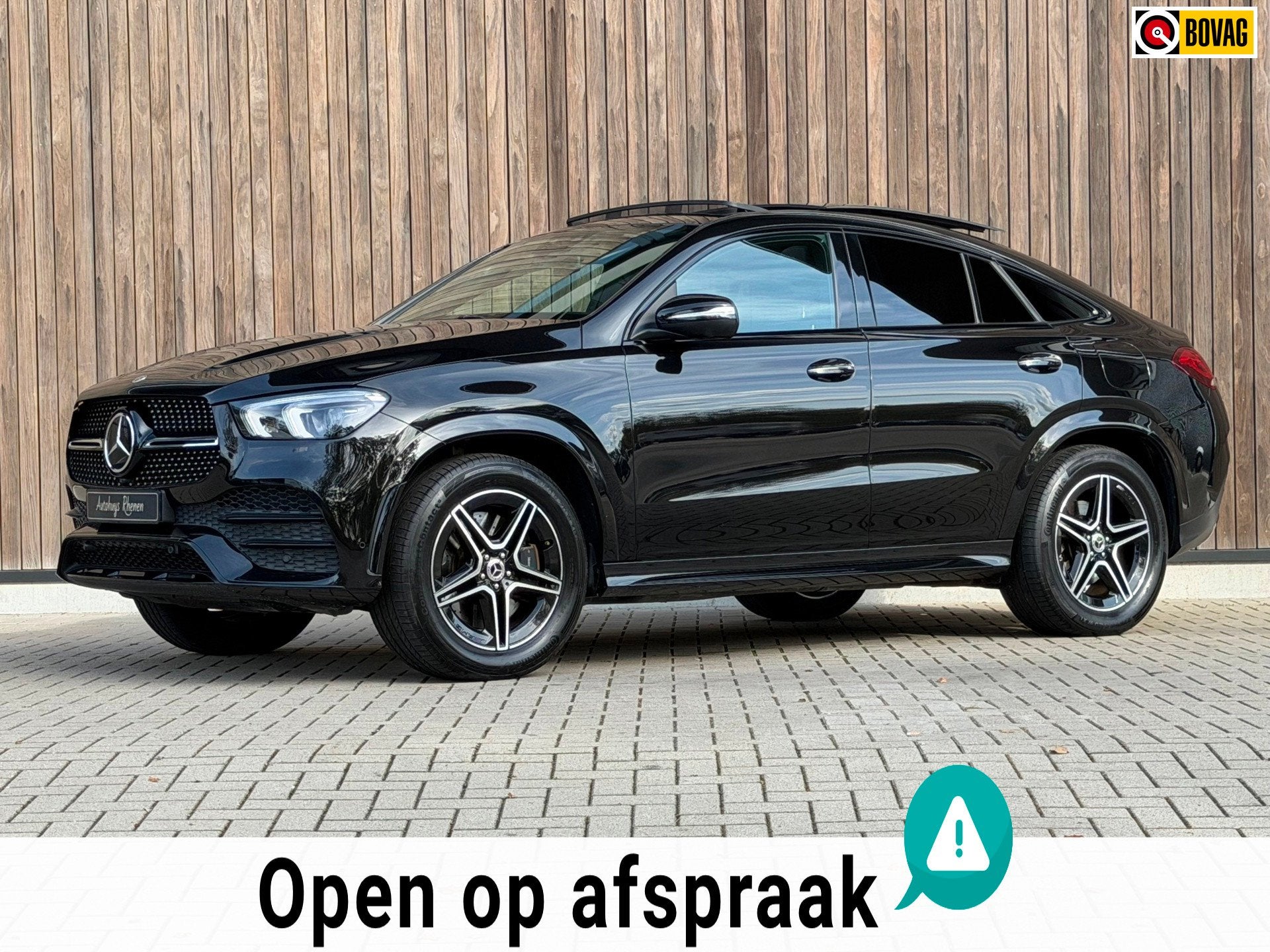Mercedes-Benz GLE-klasse Coupé 350 e 4MATIC / AMG-line / Pa, Auto's, Dealer onderhouden, Gebruikt, Zwart, 4 cilinders