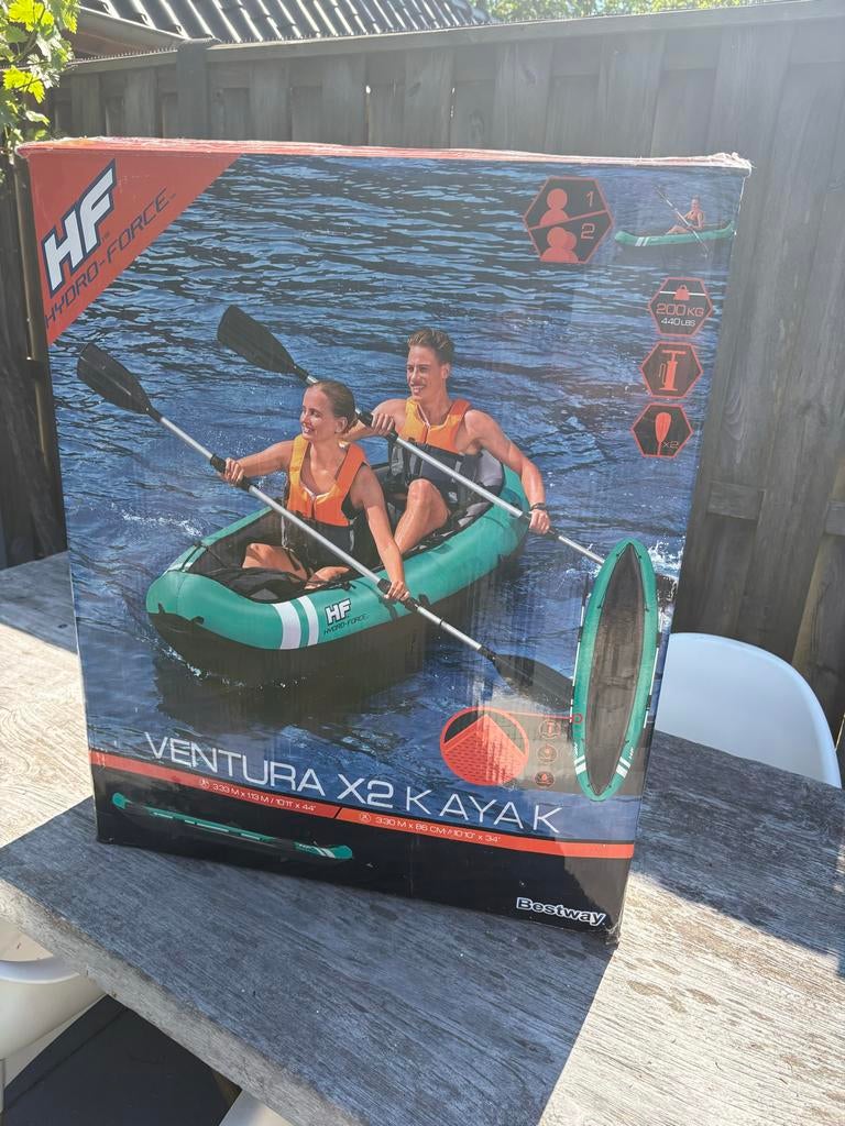 Bestway Hydro-Force Ventura X2 Kayak, Watersport en Boten, Ophalen, Opblaasbaar, Zo goed als nieuw, 2-persoons