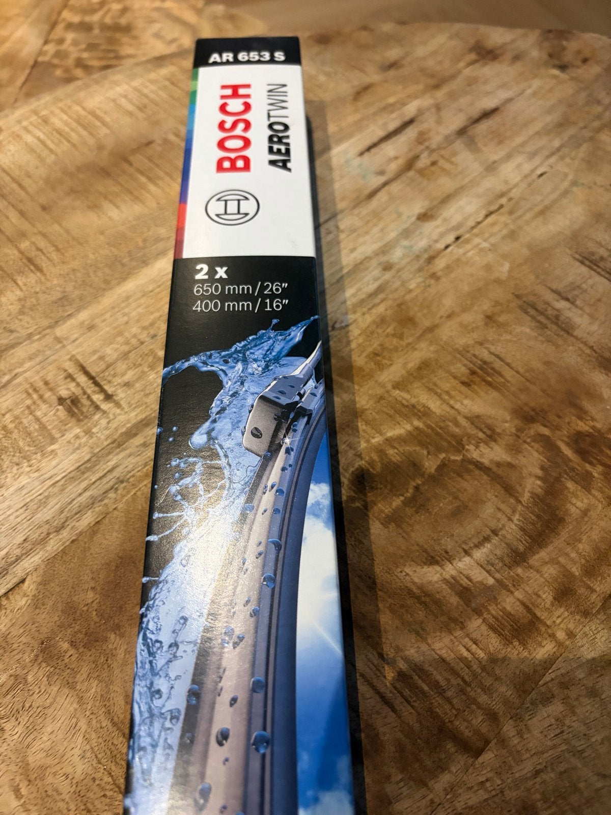 Bosch Aerotwin Ruitenwissers AR 653 S (650mm/400mm), Ophalen, Nieuw