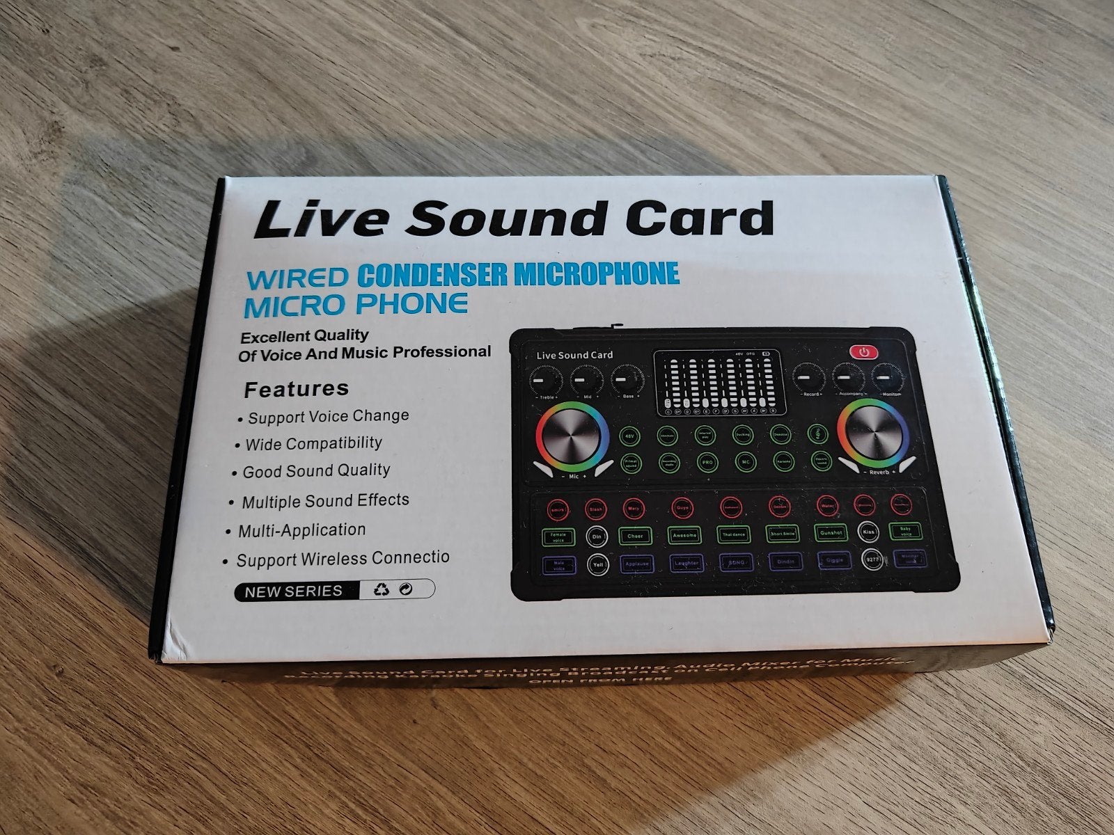 Live Sound Card - Externe Geluidskaart voor Streaming/Opname, Ophalen of Verzenden, Zo goed als nieuw, Minder dan 5 kanalen, Microfooningang