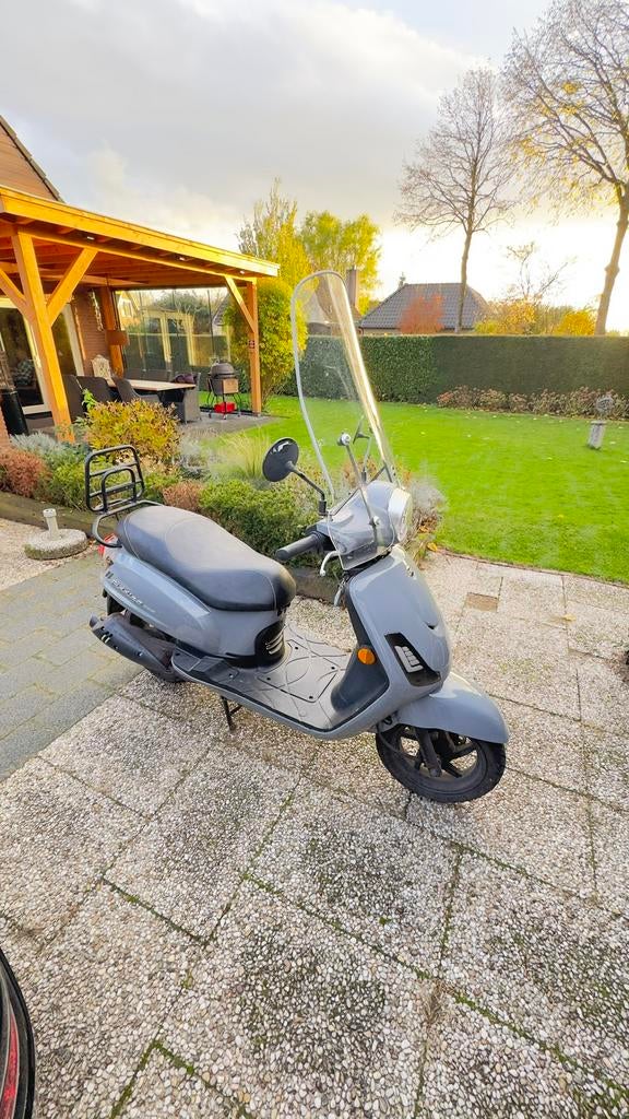 Sym Fiddle 2, Fietsen en Brommers, Snorfietsen en Snorscooters, Ophalen, Zo goed als nieuw, Benzine