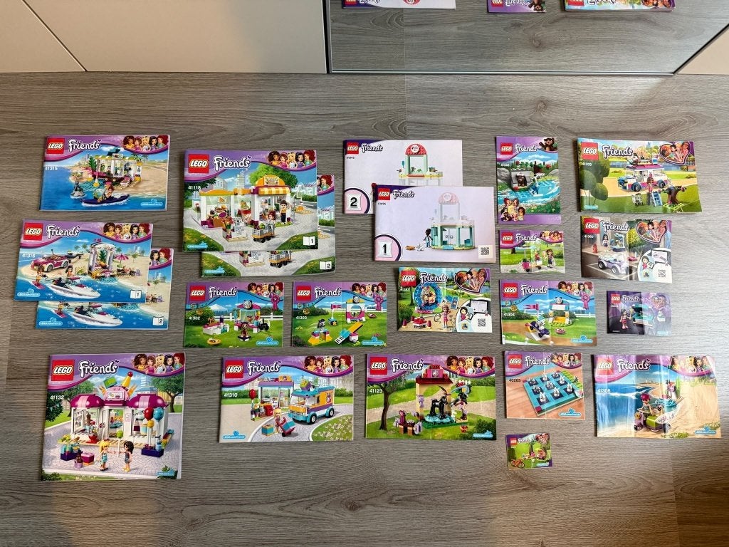Grote partij LEGO FRIENDS met instructieboekjes (34 setjes), Kinderen en Baby's, Gebruikt, Lego, Friends, Ophalen of Verzenden