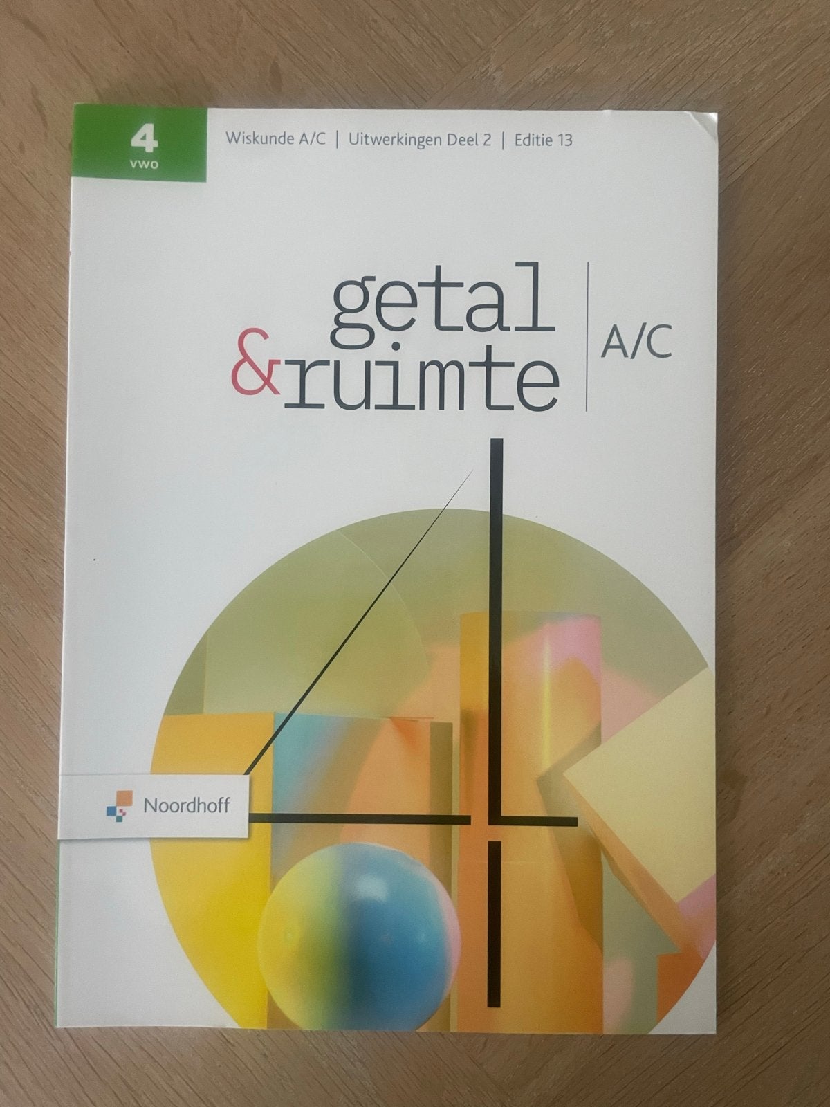 Getal & Ruimte Wiskunde A/C Uitwerkingen Deel 2 VWO 4, Boeken, Ophalen of Verzenden, Zo goed als nieuw, VWO, Wiskunde A