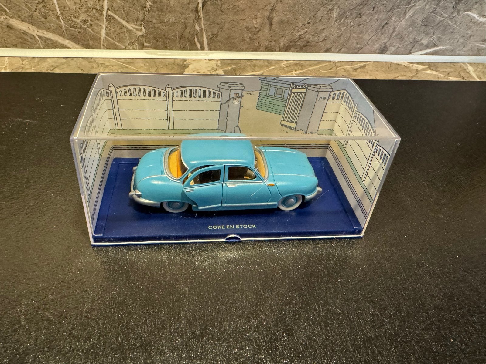Panhard Dyna Z modelauto - Kuifje 'Coke en Stock', Ophalen of Verzenden, Zo goed als nieuw, Overige typen