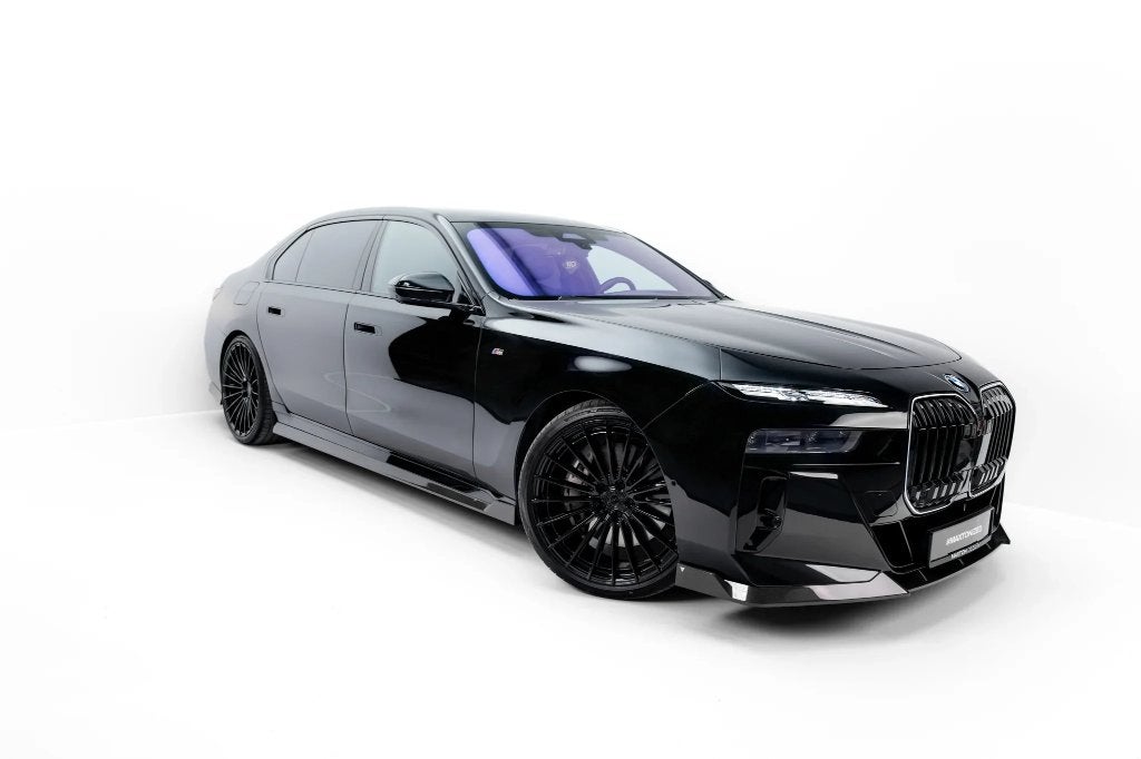 Carbon Voorlip sideskirt spoiler diffuser BMW 7 i7 G70 22-26, Auto diversen, Tuning en Styling, Ophalen of Verzenden