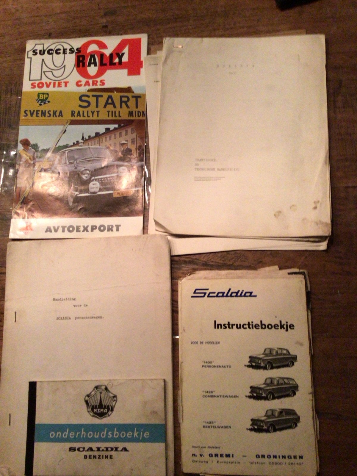 Scaldia Instructieboekje & Onderhoudsboekje (Vintage), Ophalen of Verzenden
