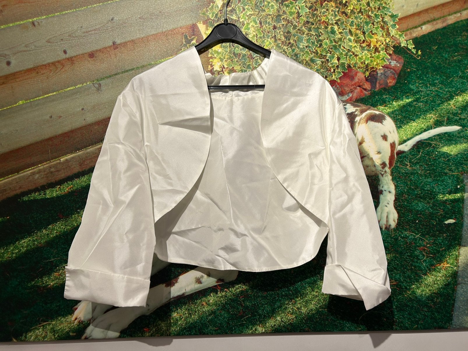 Bolero of jasje / bianco evento 3xl of XXXL / creme wit, Kleding | Dames, Ophalen of Verzenden, Zo goed als nieuw, Wit, Schoenen