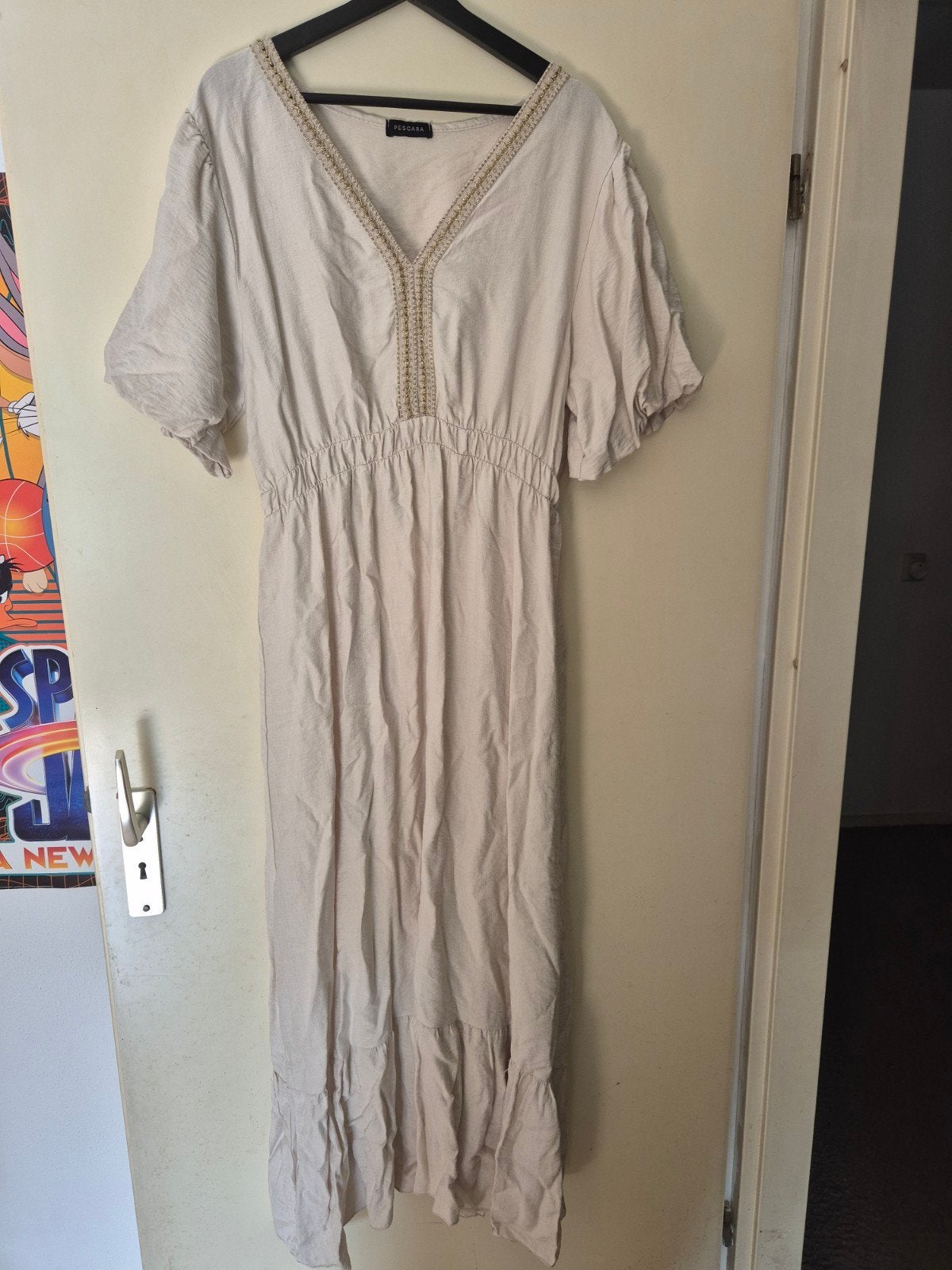 Pescara Ibiza Maxi-Jurk Beige/Ecru – Maat L, Kleding | Dames, Beige, Maat 42/44 (L), Pescara, Ophalen of Verzenden