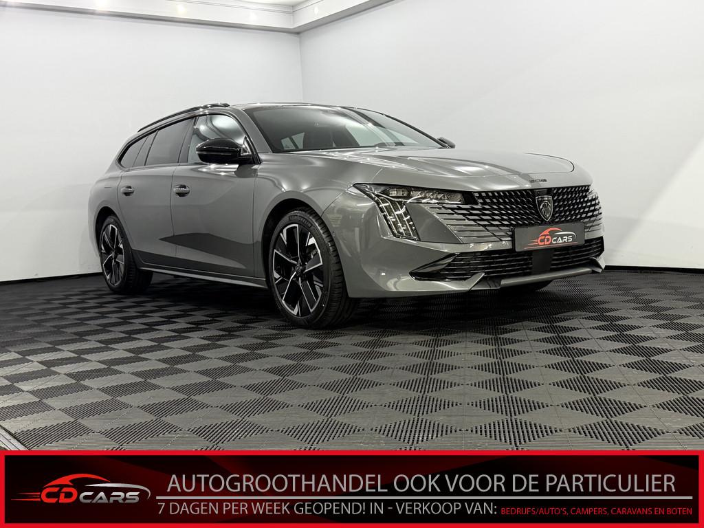 Peugeot 508 1.6 HYbrid 225 Allure Pack Plug-in 360 Camera, H, Gebruikt, 4 cilinders, Leder en Stof, Hybride Elektrisch/Benzine