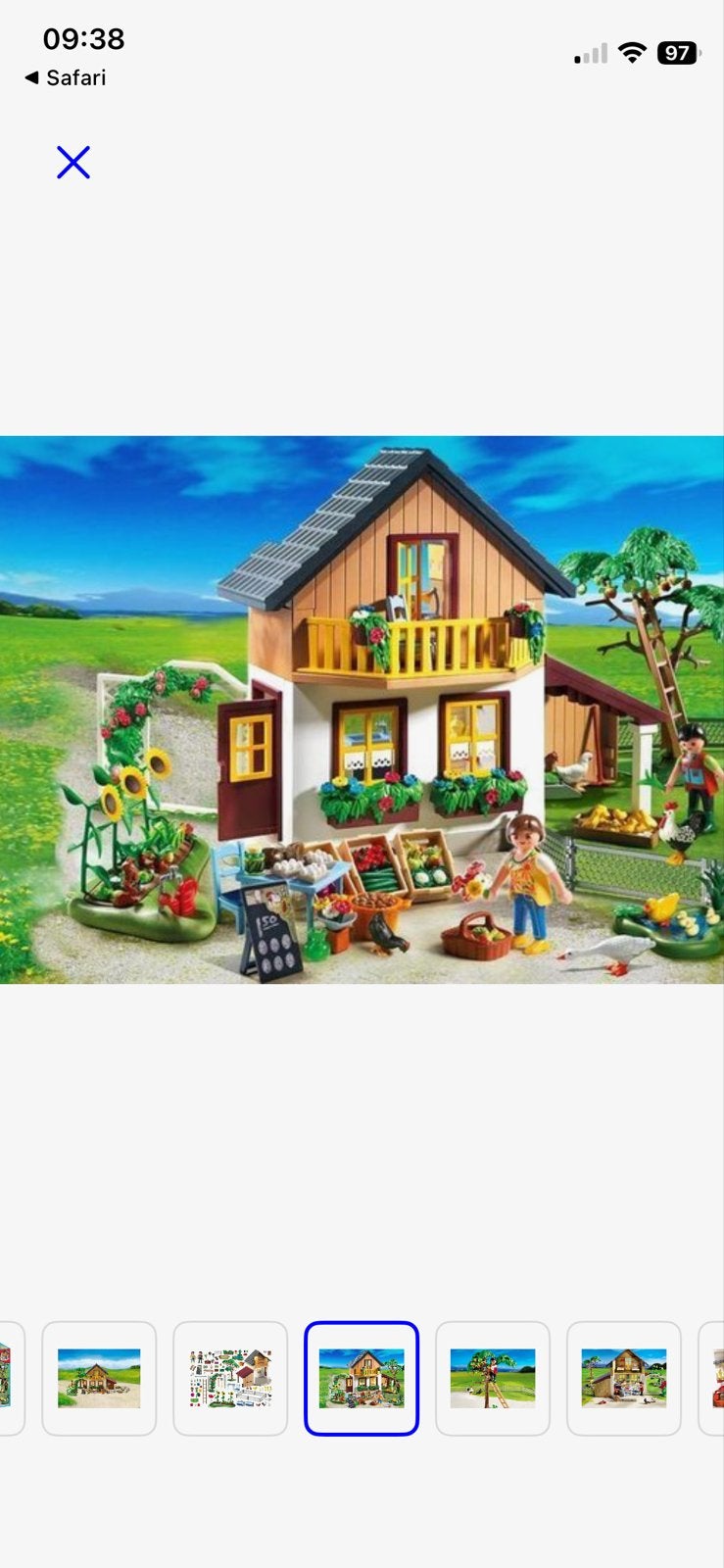 Playmobil Country Boerderij met Dieren en Figuren, Kinderen en Baby's, Ophalen, Gebouw, Complete set, Zo goed als nieuw
