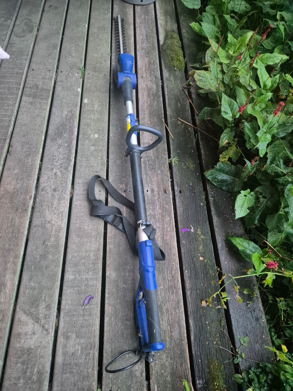 GRATIS LUX TOOLS E-HS-400/42T Telescoop Heggenschaar, Tuin en Terras, Heggenscharen, Ophalen, Gebruikt, Elektrisch, LUX TOOLS