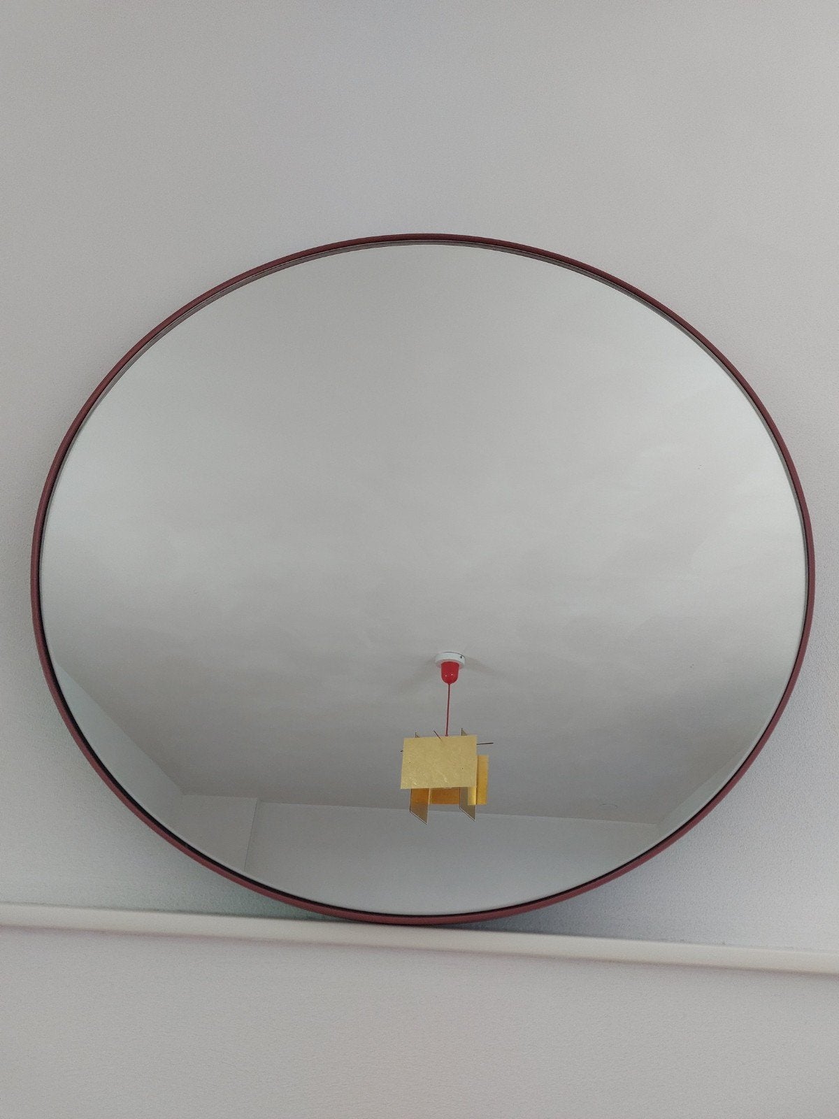 Grote ronde spiegel sissy boy, Ophalen, Rond, Zo goed als nieuw, Minder dan 100 cm