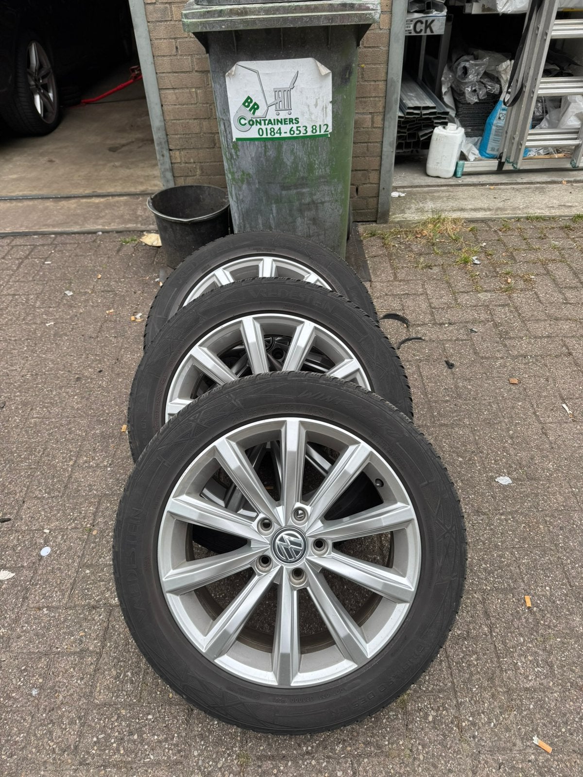 Vw London velgen met banden, Ophalen, Gebruikt