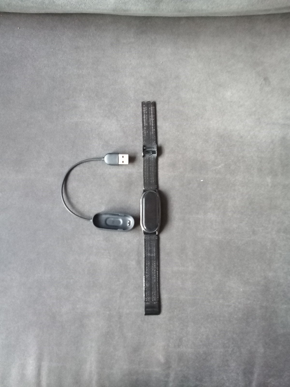 Xiaomi activity tracker Mi Band 4 met metalen band + oplader, Ophalen, Gebruikt, Xiaomi, Zwart