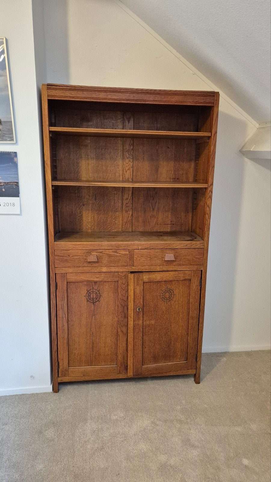 Kast, Eikenhout. Gratis., Ophalen