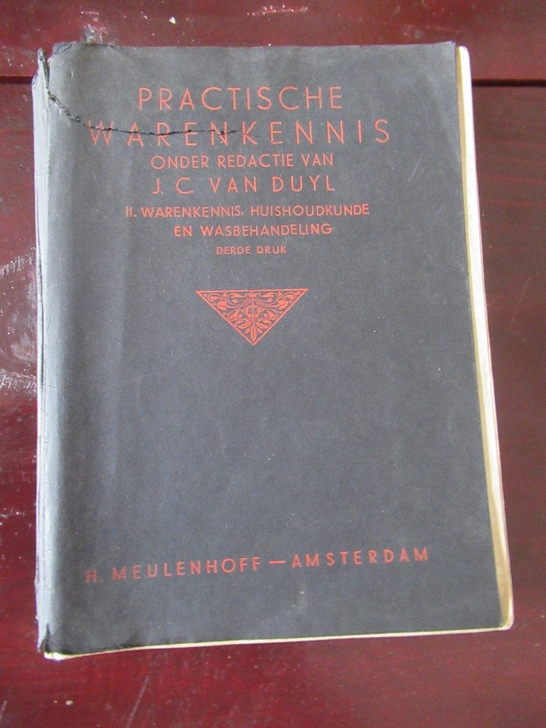 PRACTISCHE WARENKENNIS 3e druk uit 1938 Meulenhoff A'dam, Ophalen of Verzenden