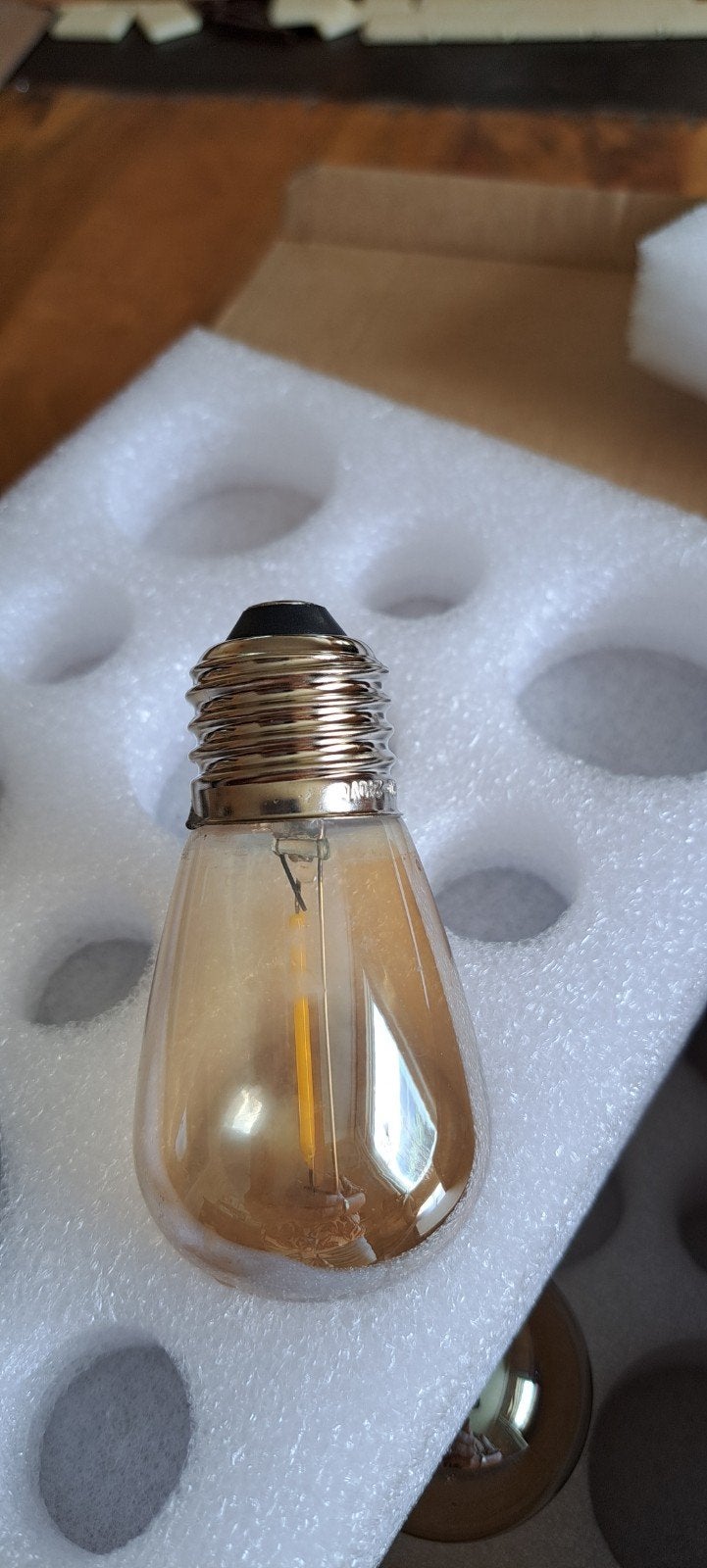 18 stuks LED Lampen voor licht slinger buiten, Tuin en Terras, Ophalen of Verzenden, Zo goed als nieuw