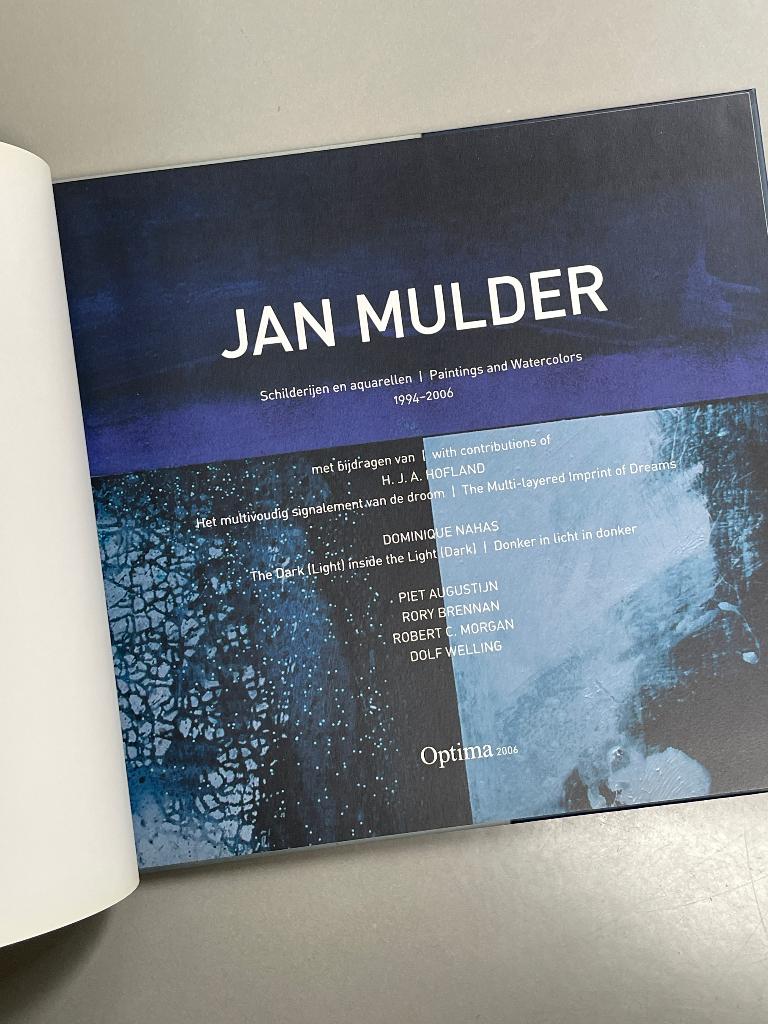 Jan Mulder Schilderijen en aquarellen 1994-2006 Gesigneerd, Ophalen of Verzenden, Zo goed als nieuw, Schilder- en Tekenkunst