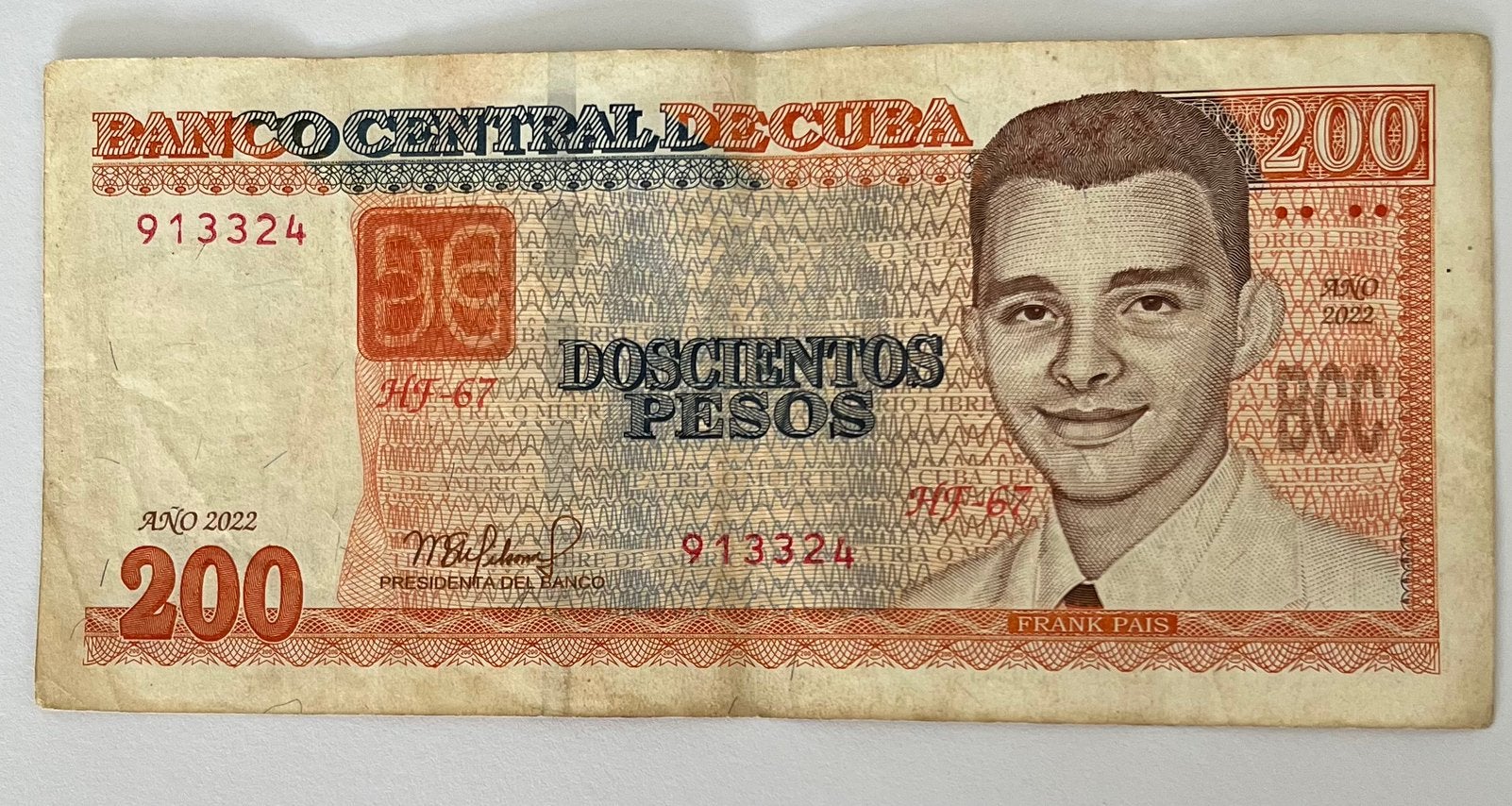 Cuba 200 Pesos 2022 gebruikte staat, Verzenden, Midden-Amerika, Los biljet