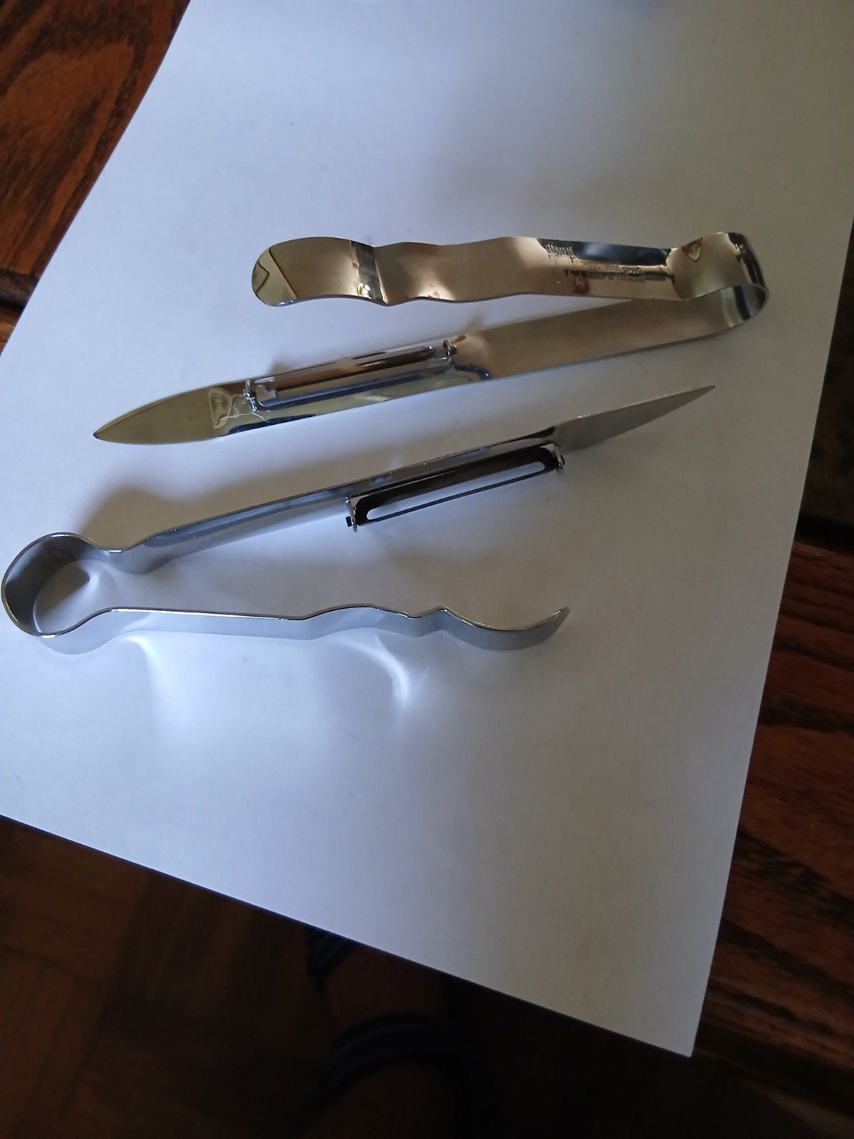 Asperge schillers - 2 stuks, Zilver, Ophalen of Verzenden, Metaal, Overige typen