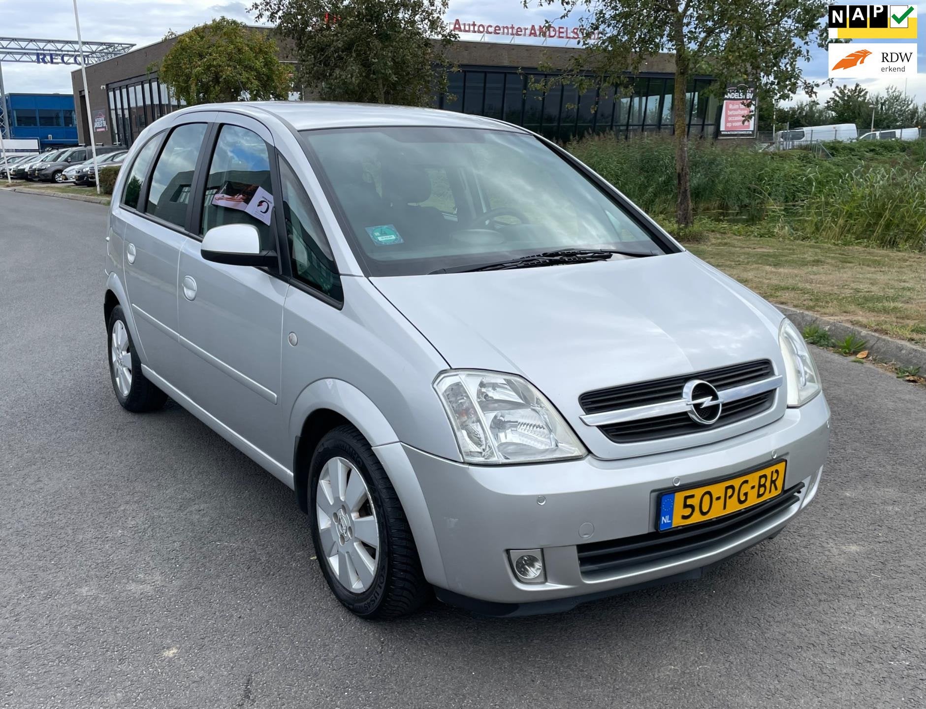 Opel Meriva 1.8-16V Cosmo Aut, Trekhaak, Airco, Pdc, Lmv, El, Auto's, Opel, 1796 cc, Origineel Nederlands, Grijs, Meriva