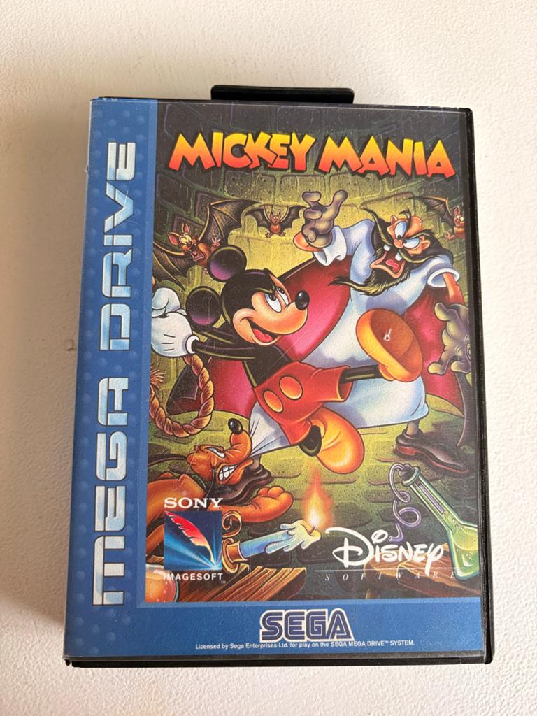 Mickey Mania Sega Mega Drive Compleet, Gebruikt, 1 speler, Ophalen of Verzenden, Vanaf 3 jaar
