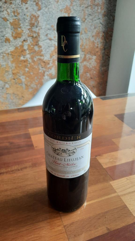 Chateau Lieujean Haut-Médoc 1994 - Cru Bourgeois, Verzamelen, Wijnen, Ophalen of Verzenden, Frankrijk, Rode wijn
