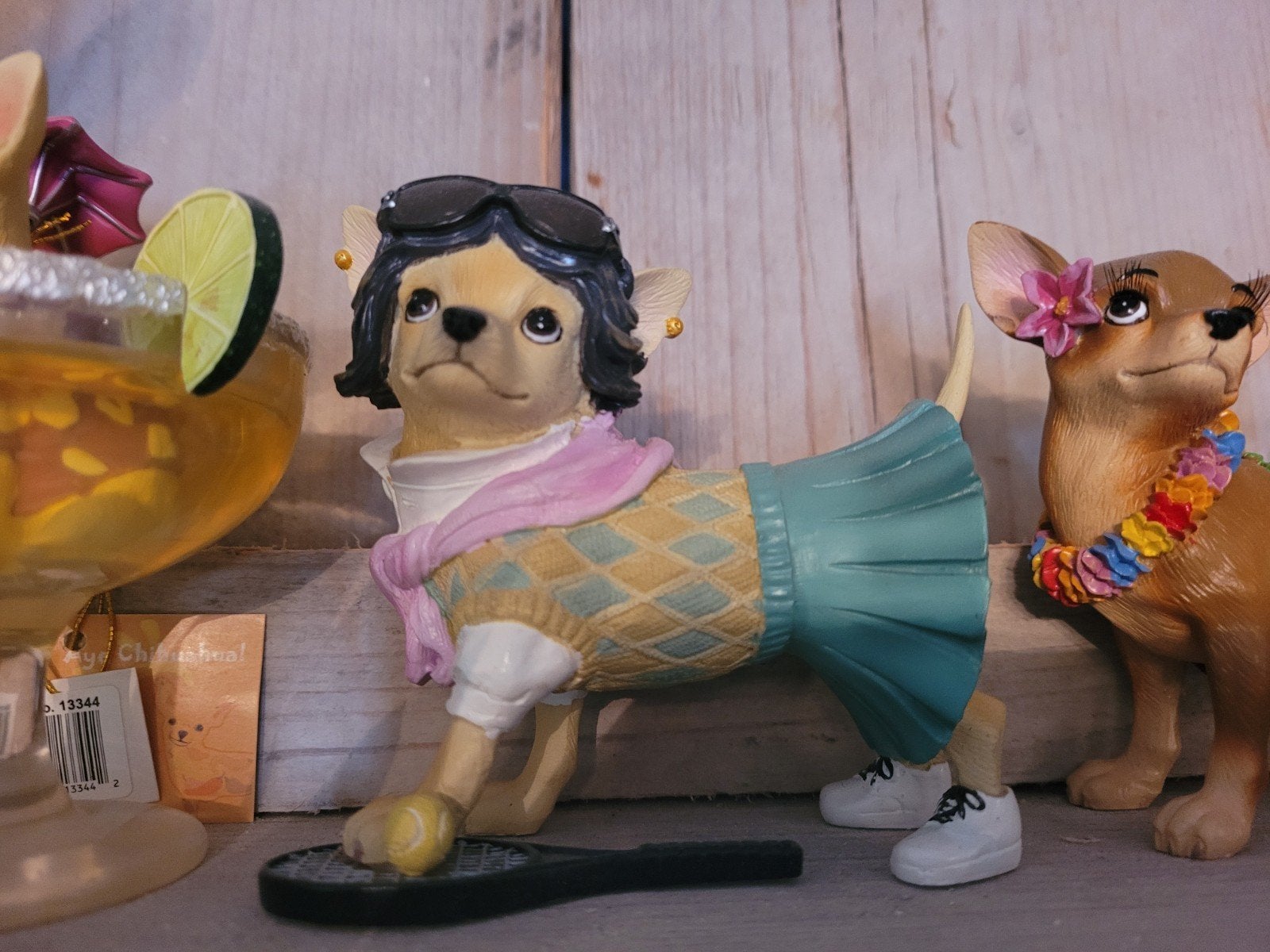 Aye Chihuahu van Westland Giftware - Tennis Chihuahua, Ophalen, Zo goed als nieuw, Hond of Kat, Beeldje of Figuurtje