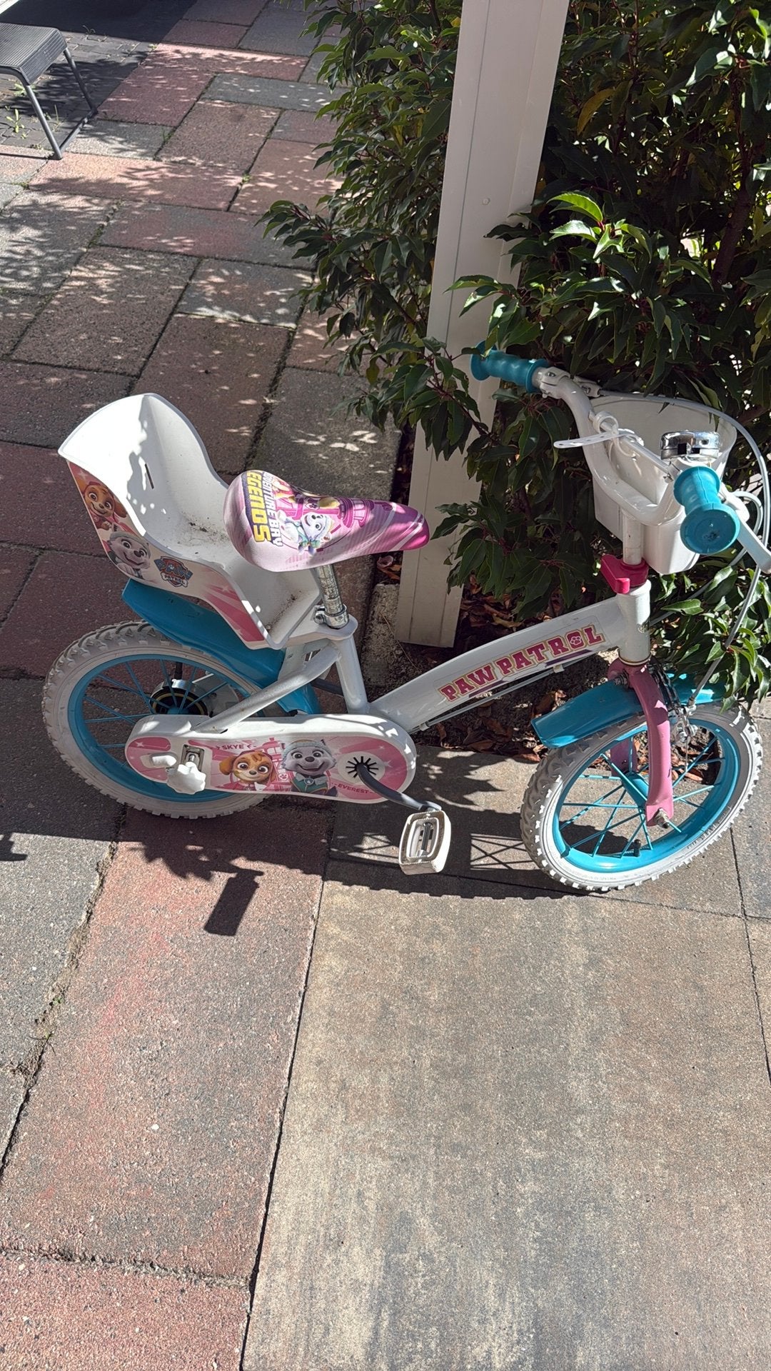 Paw patrol fiets, Fietsen en Brommers, Ophalen, Zo goed als nieuw, Minder dan 16 inch