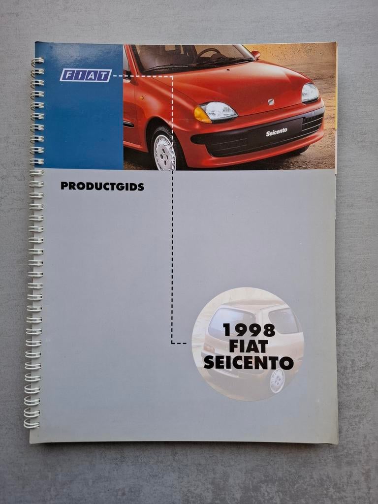 Fiat Seicento Productgids - 1998, Ophalen of Verzenden, Zo goed als nieuw, Overige merken