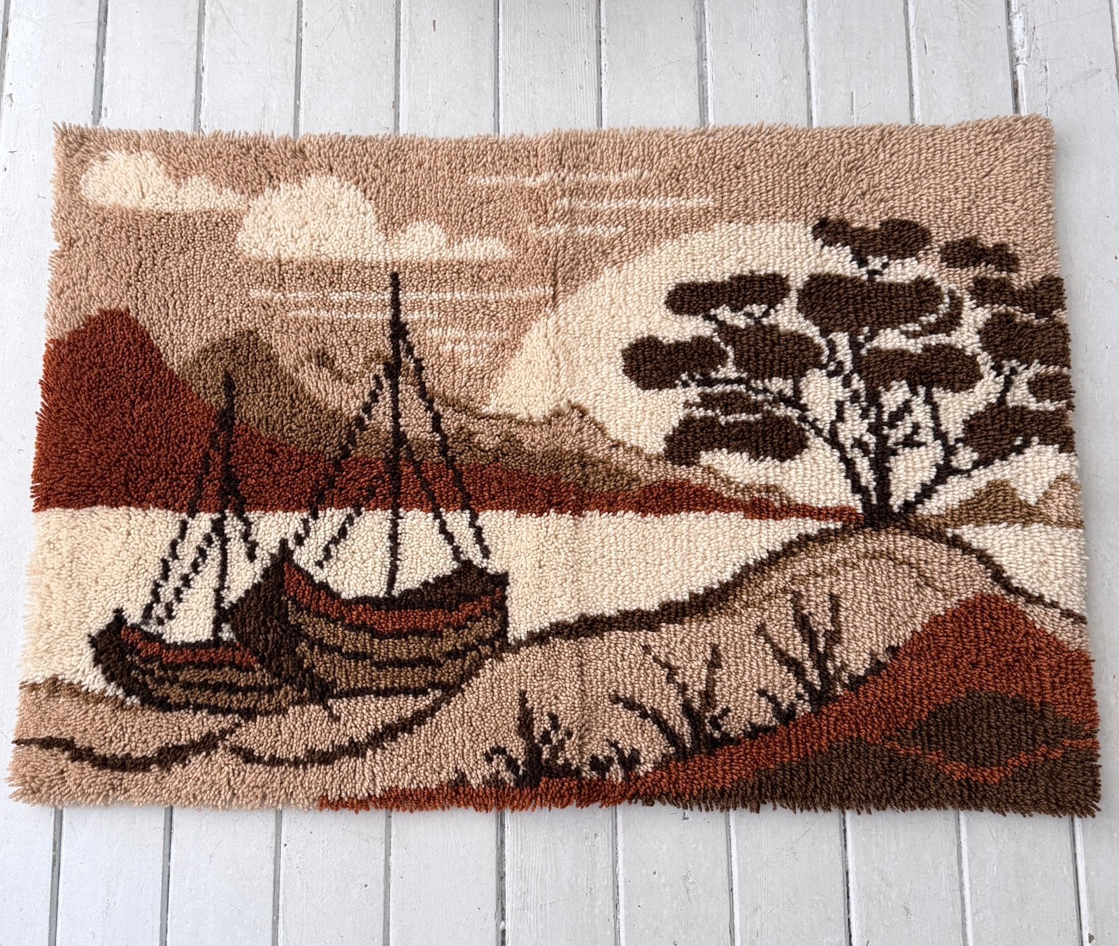 Vintage Smyrna wandkleed, Vintage, 107 cm, Vintage, Vintage