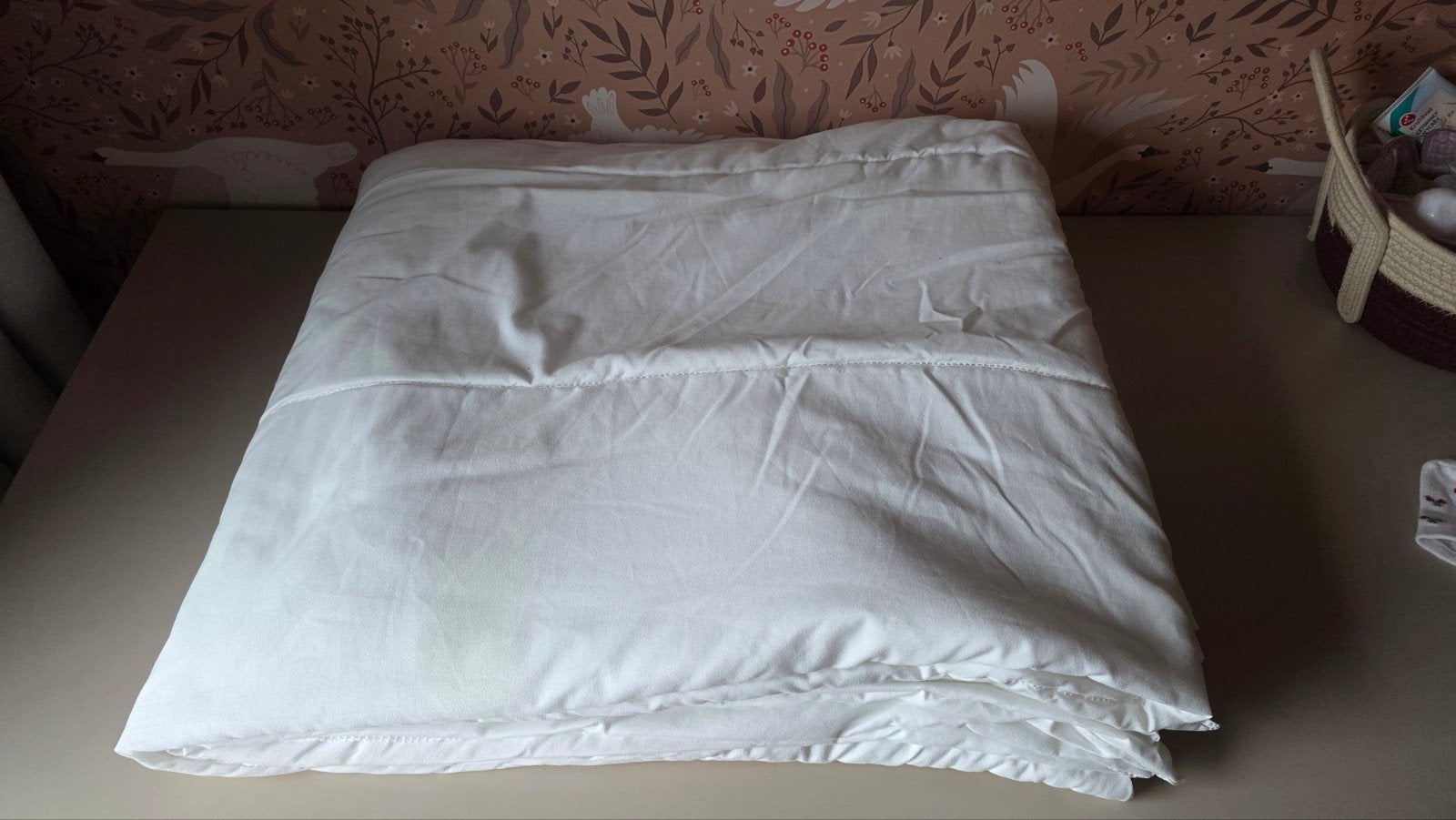 Dekbed IKEA 230cm x 210cm, Ophalen, Gebruikt, Wit, Tweepersoons