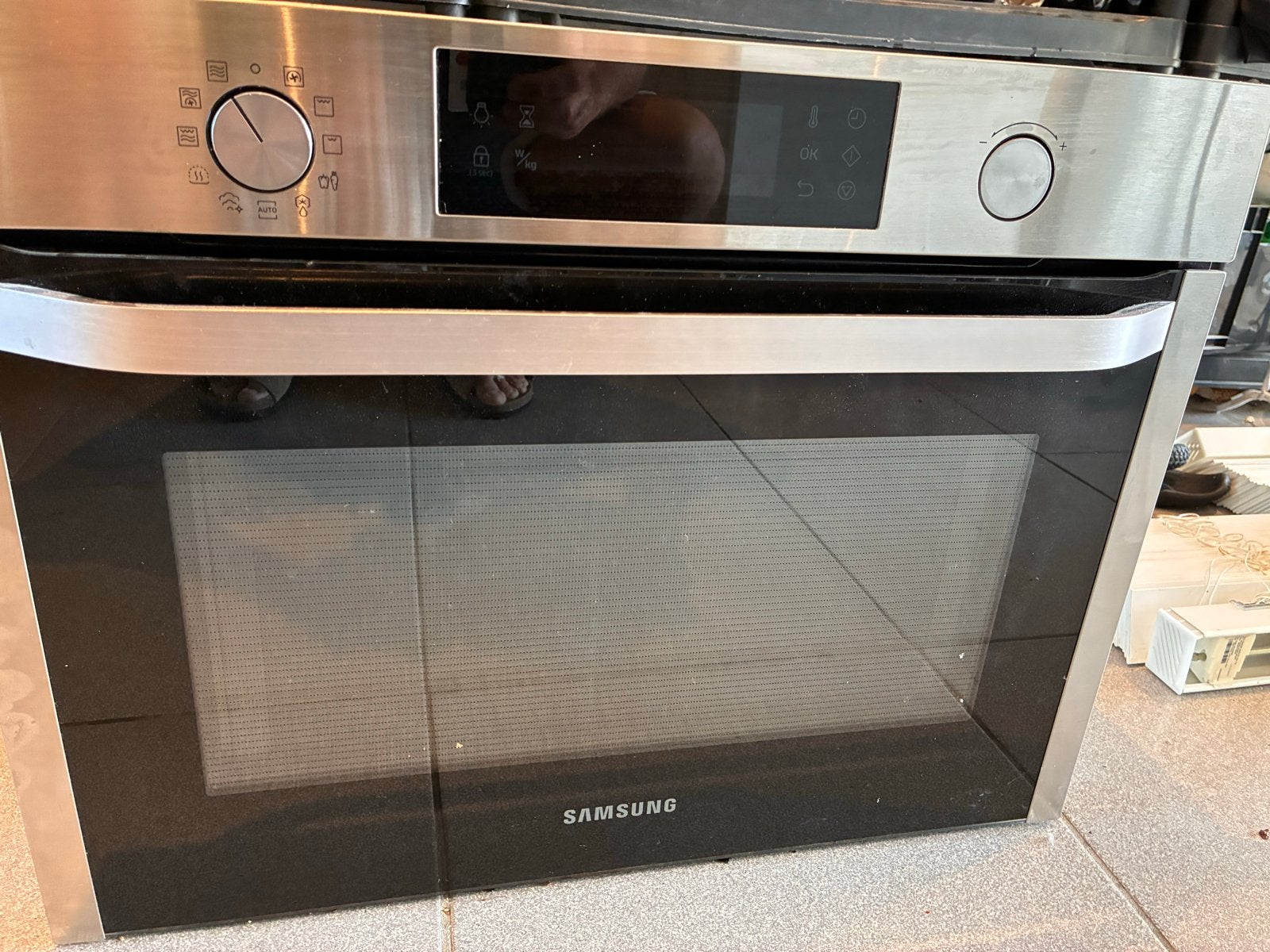 Samsung NQ50 Combi-oven -, in goede staat, Ophalen, 45 tot 50 cm, Gebruikt, 60 cm of meer