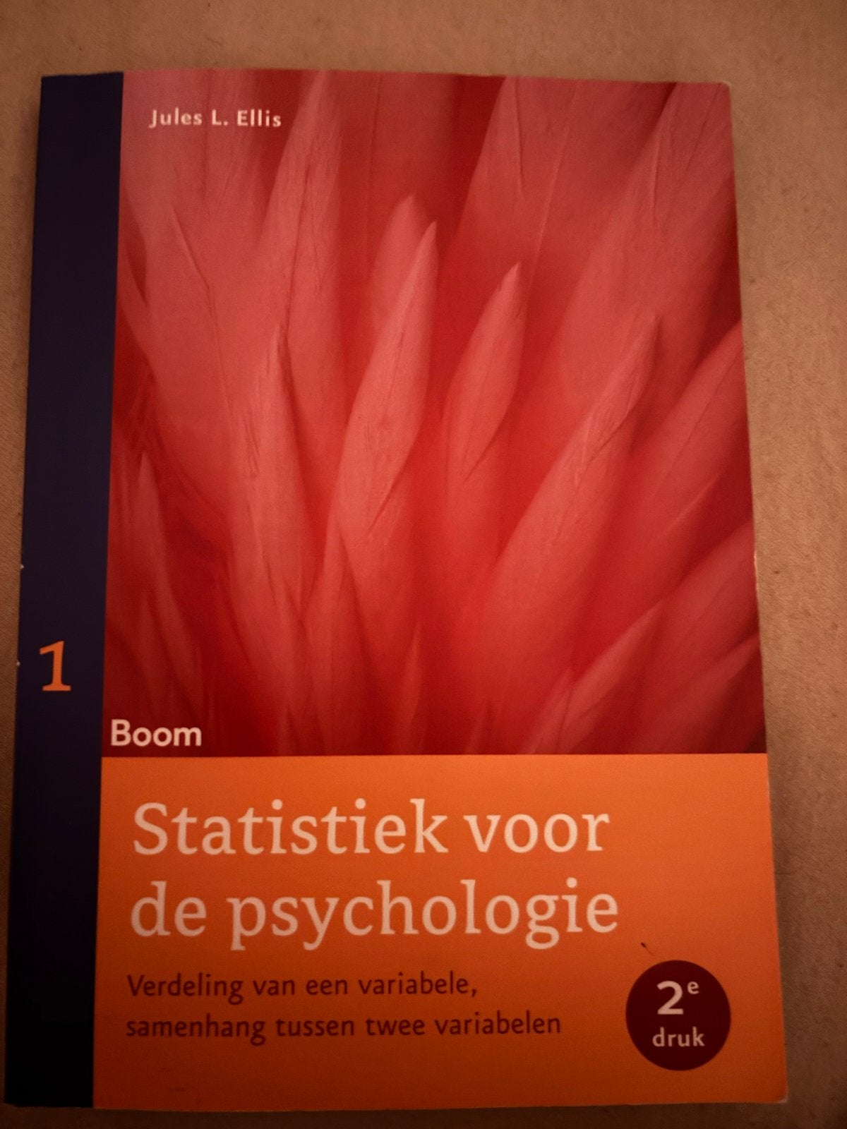 Statistiek voor de psychologie - Jules L. Ellis, Ophalen of Verzenden, Gamma, Zo goed als nieuw, WO