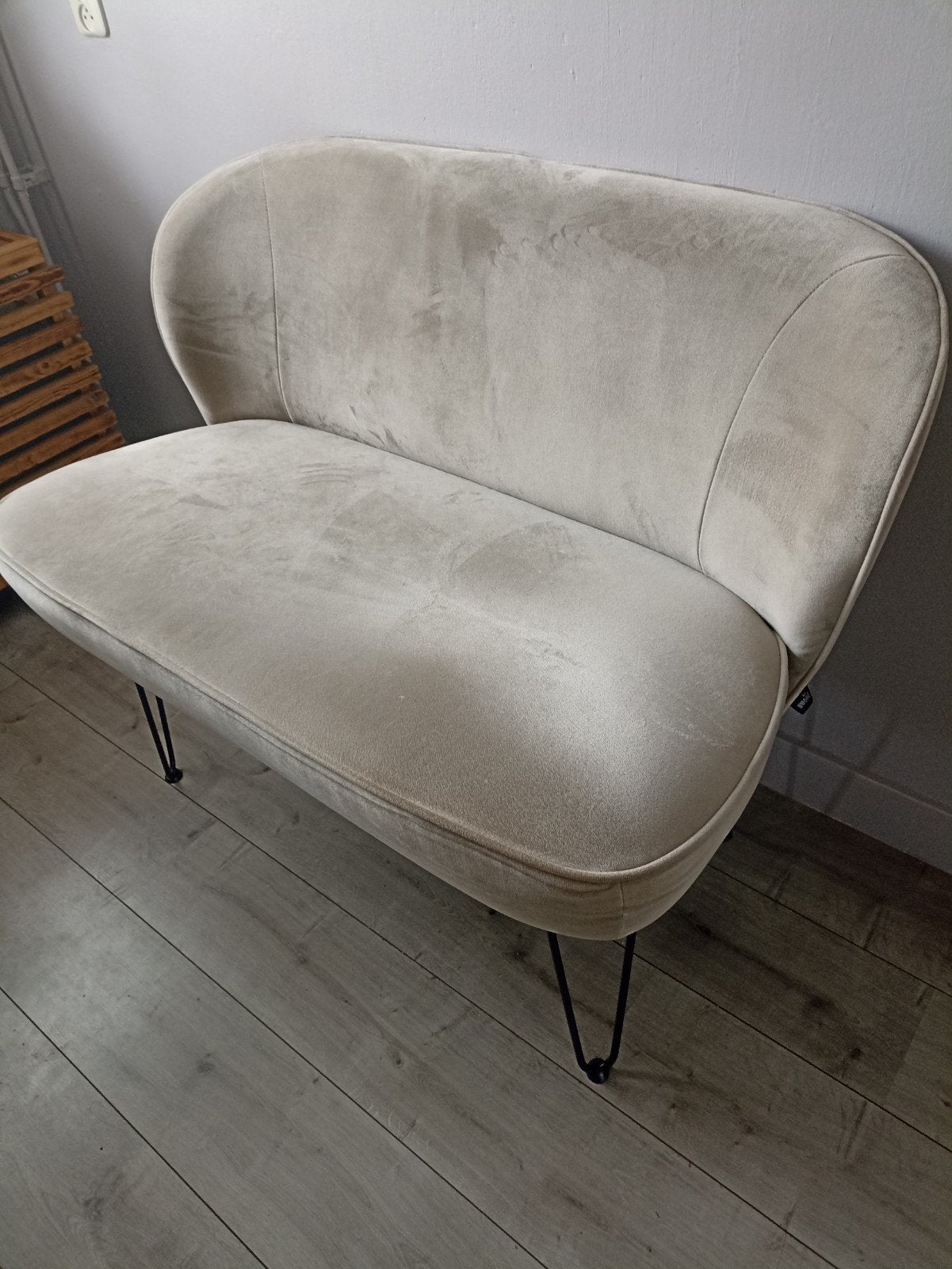 eetkamerbank je 1.25 lang taupe, Huis en Inrichting, Banken | Sofa's en Chaises Longues, Ophalen of Verzenden, Minder dan 75 cm