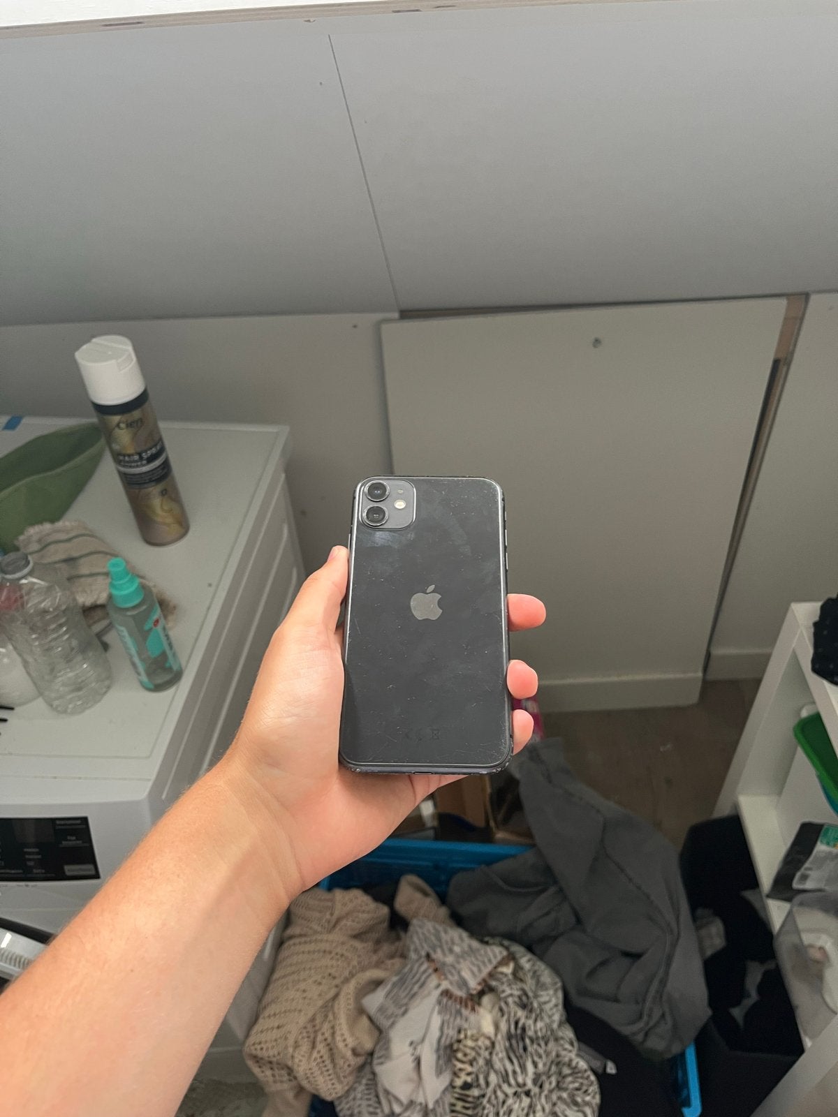 iPhone 11 - Scherm kapot, behuizing schade (voor onderdelen), 64 GB, Zonder simlock, Niet werkend, Grijs