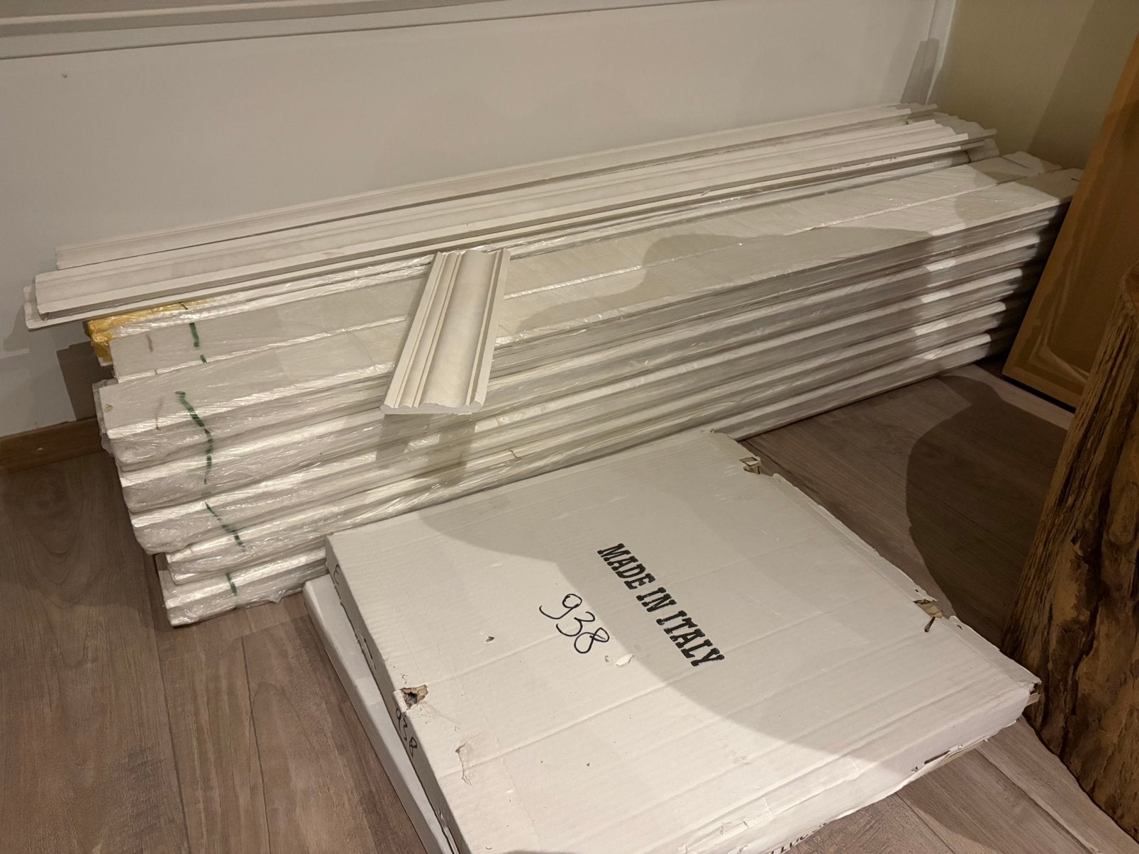 Kooflijst, plafont plint gips 90 meter, Ophalen, Overige materialen, 100 tot 150 cm, Nieuw