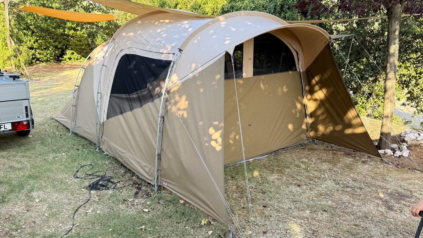 Robens Wolf Moon TC 5XP tunneltent - Ruime familietent, Caravans en Kamperen, Tenten, Ophalen, Gebruikt, Tot en met 5