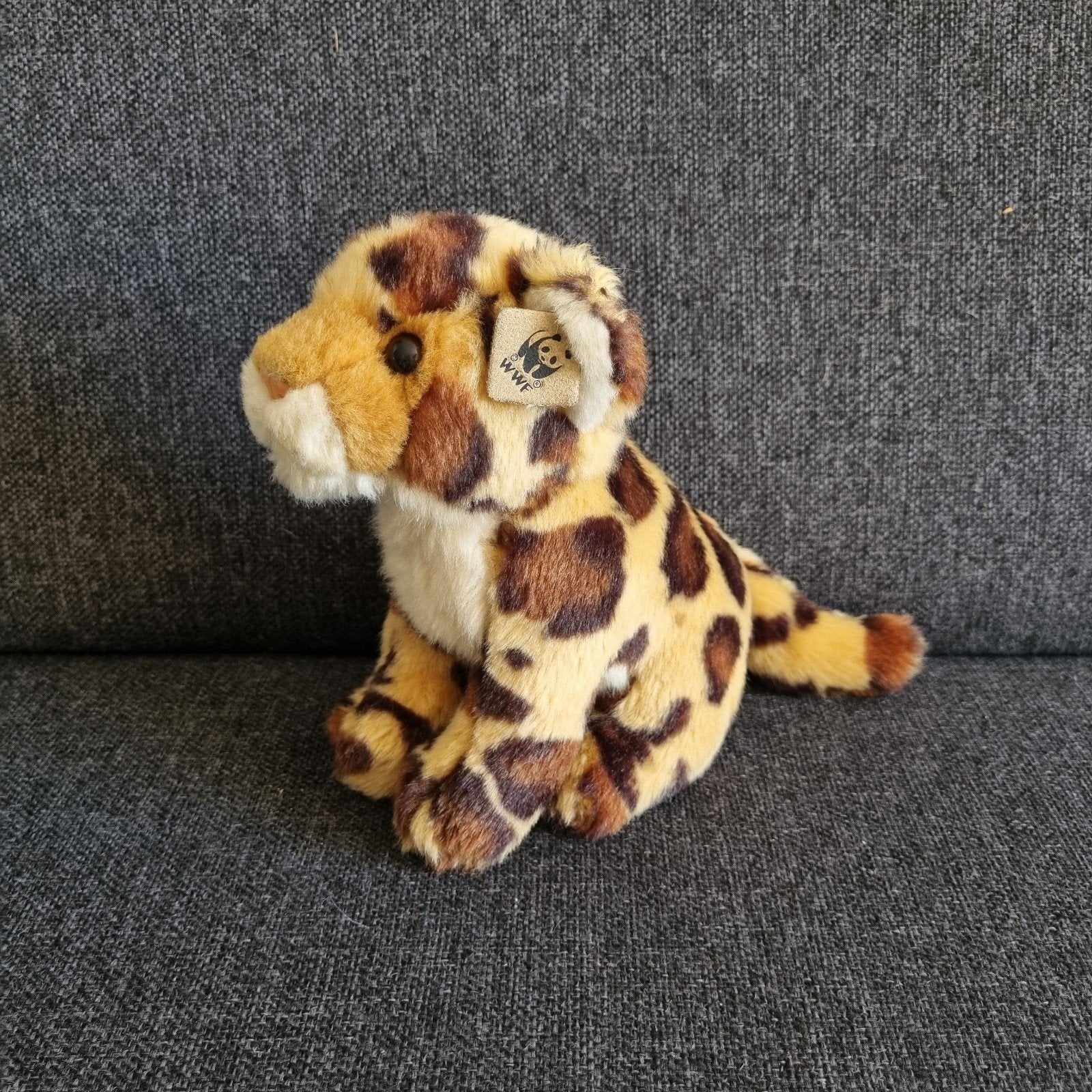 wwf jaguar luipaard leopard knuffel, Ophalen of Verzenden, Overige typen