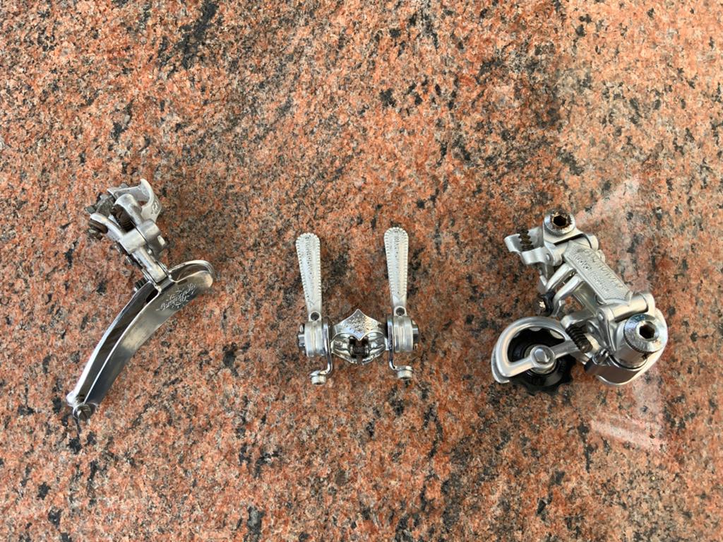 Campagnolo derailleurs en shifters, Fietsen en Brommers, Fietsonderdelen, Frame, Ophalen of Verzenden, Zo goed als nieuw, Aluminium