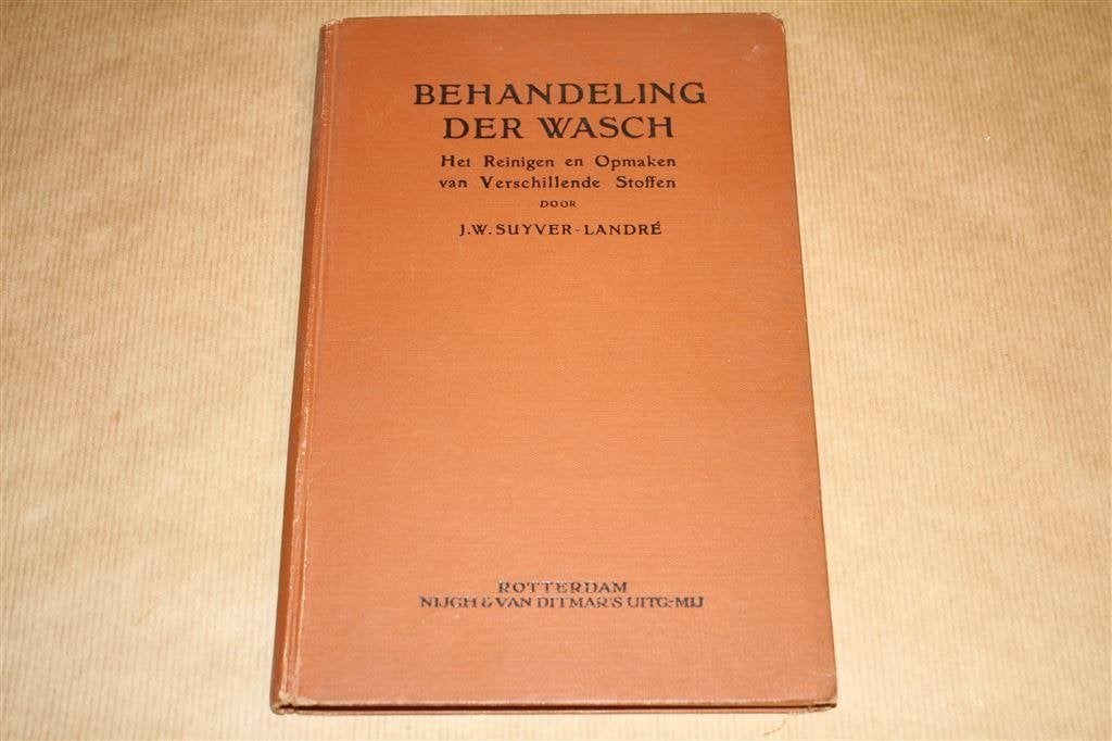 Behandeling der wasch - Zeldzame uitgave 1927 !!, Antiek en Kunst, Ophalen of Verzenden