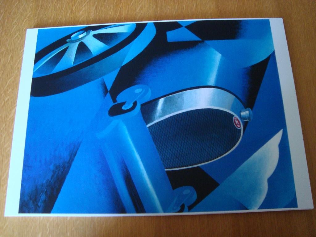 Bugatti plaat 42-30 cm, Ophalen of Verzenden, Nieuw, Auto's