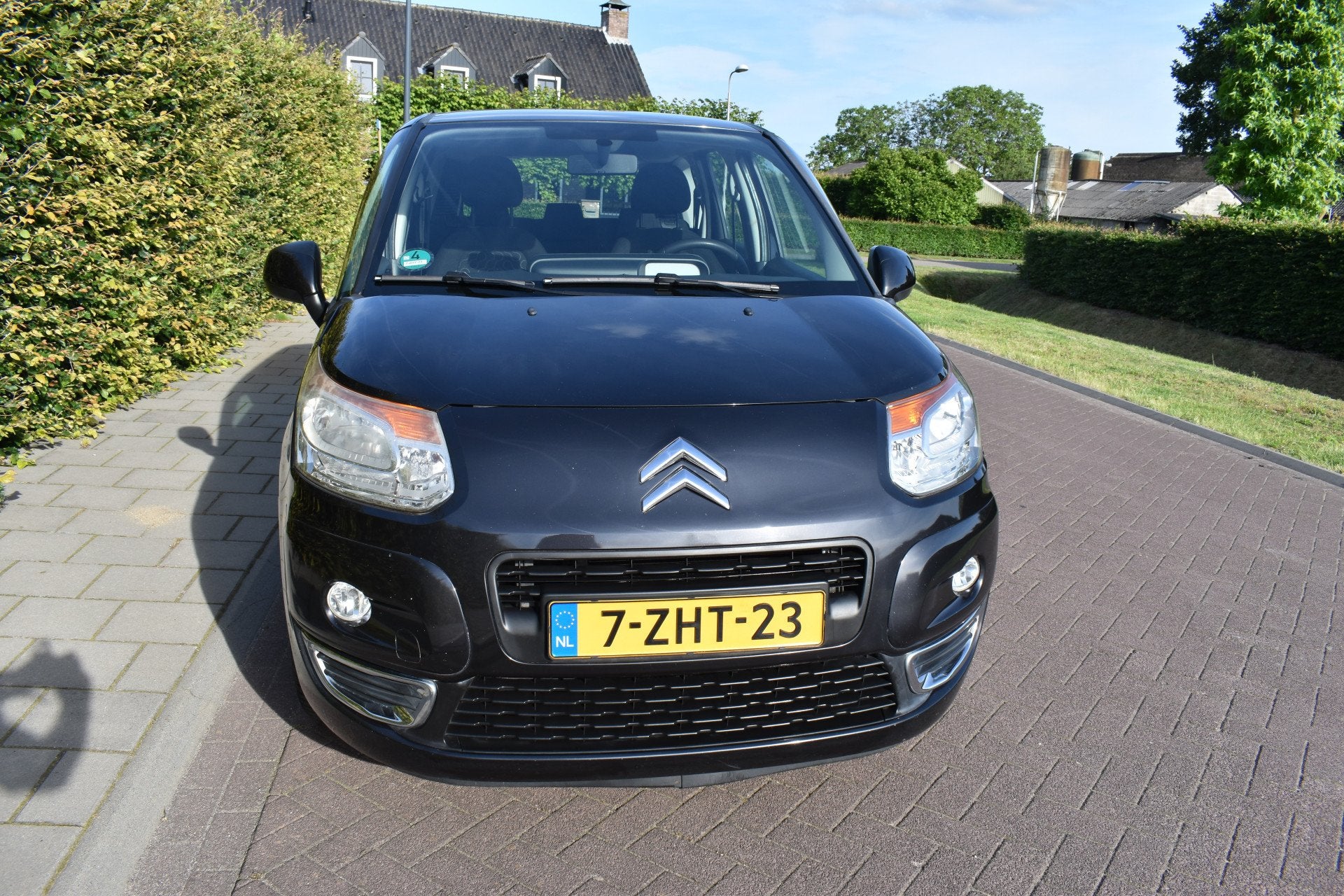 Citroën C3 Picasso 1.4 VTi Aura Trekhaak, Hoge Instap, Auto's, Voorwielaandrijving, Gebruikt, 4 cilinders, Zwart