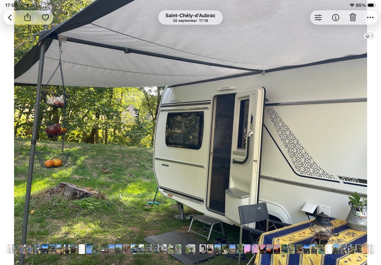 Luifel voor Caravan Merk Isabella Type Loggia 400, Ophalen, Zo goed als nieuw