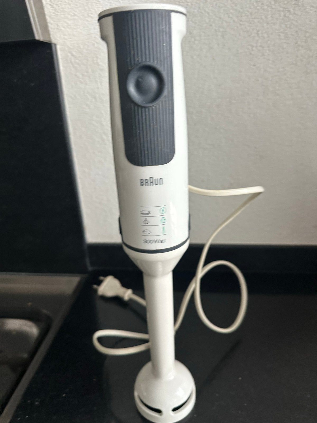 Braun staafmixer 300W - Zo goed als nieuw, Minder dan 1 liter, Ophalen, Zo goed als nieuw, 1 snelheid