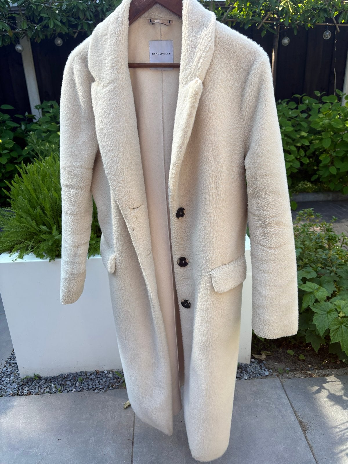 Rino & Pelle teddy jas maat 40, Ophalen of Verzenden, Gedragen, Maat 38/40 (M), Beige