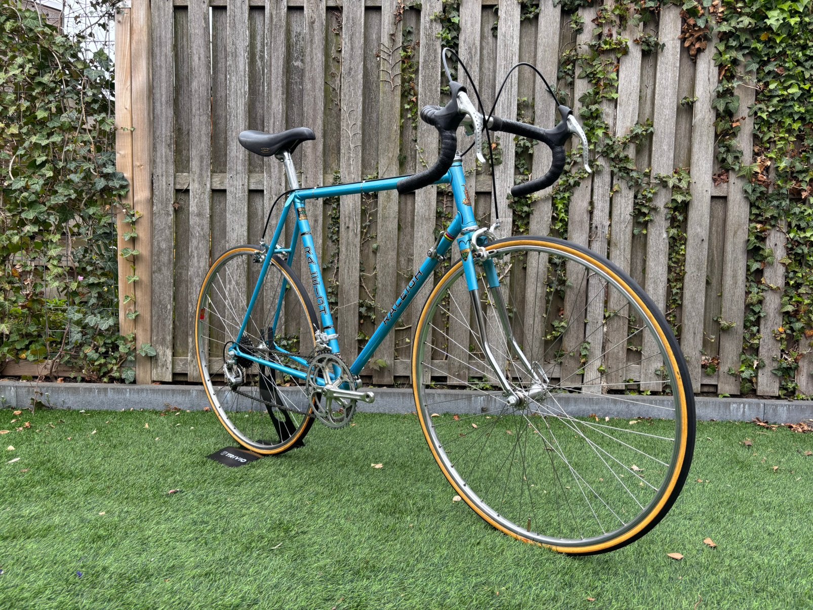 Vintage Raleigh Record racefiets eind jaren ‘70, 28 inch, Gebruikt, Velgrem, 57 tot 61 cm