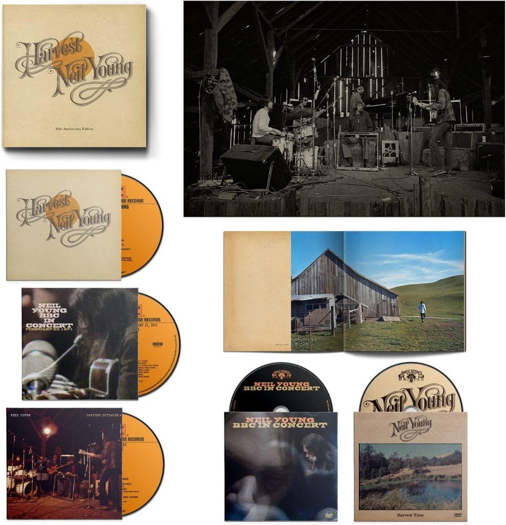 Neil Young - Harvest 3CD+2DVD 50th Anniversary NIEUW/SEALED, Boxset, Ophalen of Verzenden, Nieuw in verpakking, Folk Rock