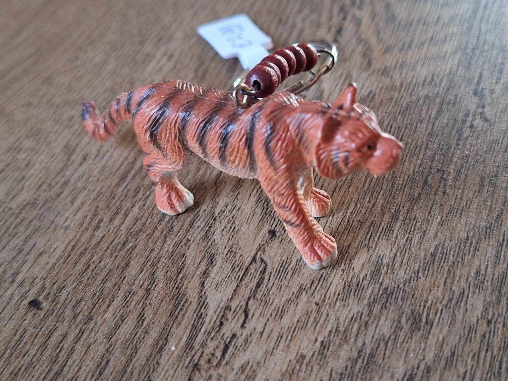 Sleutelhanger : Tijger !!, Info@keycharms.nl, Dier of Natuur, Nieuw, Medemblik