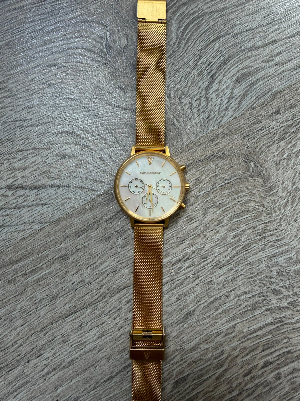 Gloednieuwe Paul Valentine horloge stainless steel, Sieraden, Tassen en Uiterlijk, Overige merken, Staal, Polshorloge, Nieuw